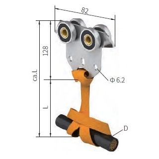 Пластиковая средняя тележка C32RMT